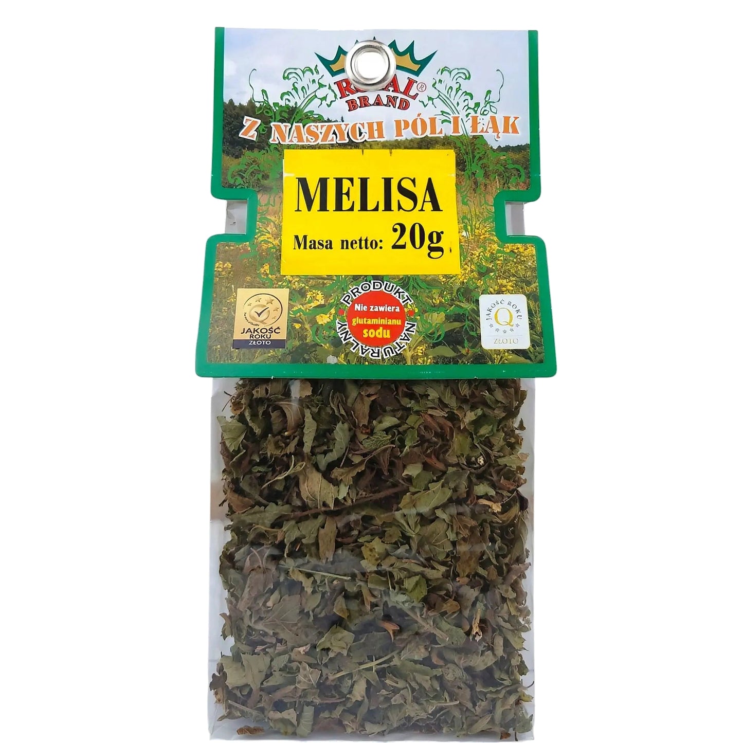 Polska Melisa Herbata Ziołowa 20g Liście melisy lekarskiej naturalna - Oficjalny sklep Royal Brand