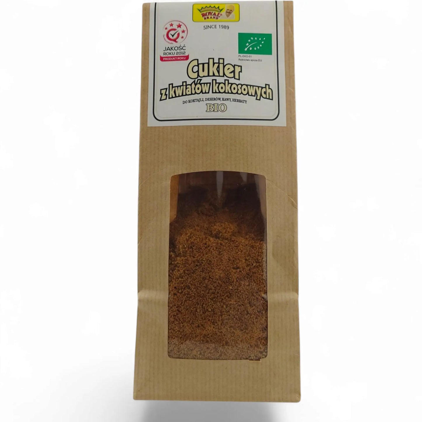 Cukier z kwiatów kokosowych BIO 200 g ekologiczny Royal Brand
