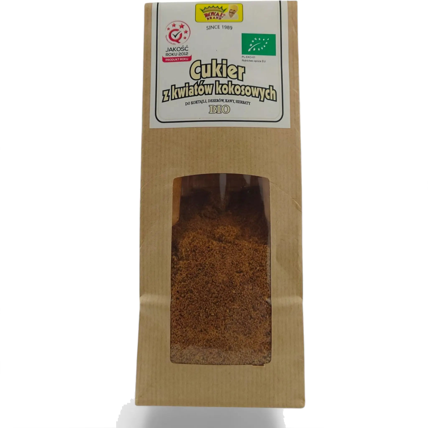 Cukier z kwiatów kokosowych BIO 200 g ekologiczny Royal Brand
