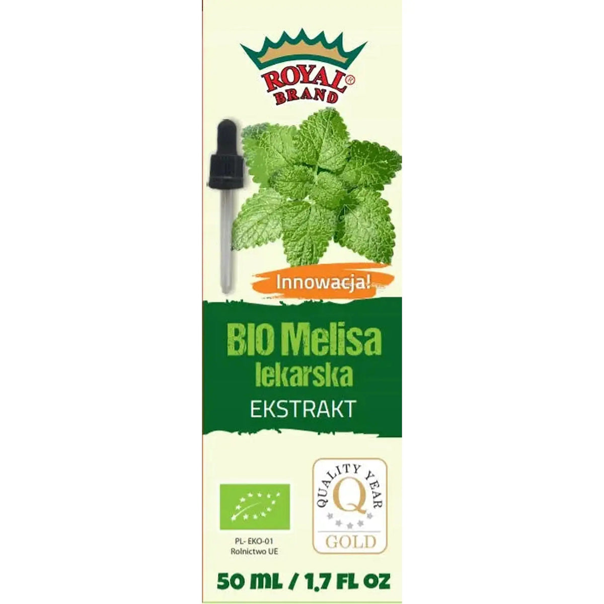 EKSTRAKT MELISA LEKARSKIEJ BIO - TINCTURE - Oficjalny sklep Royal Brand