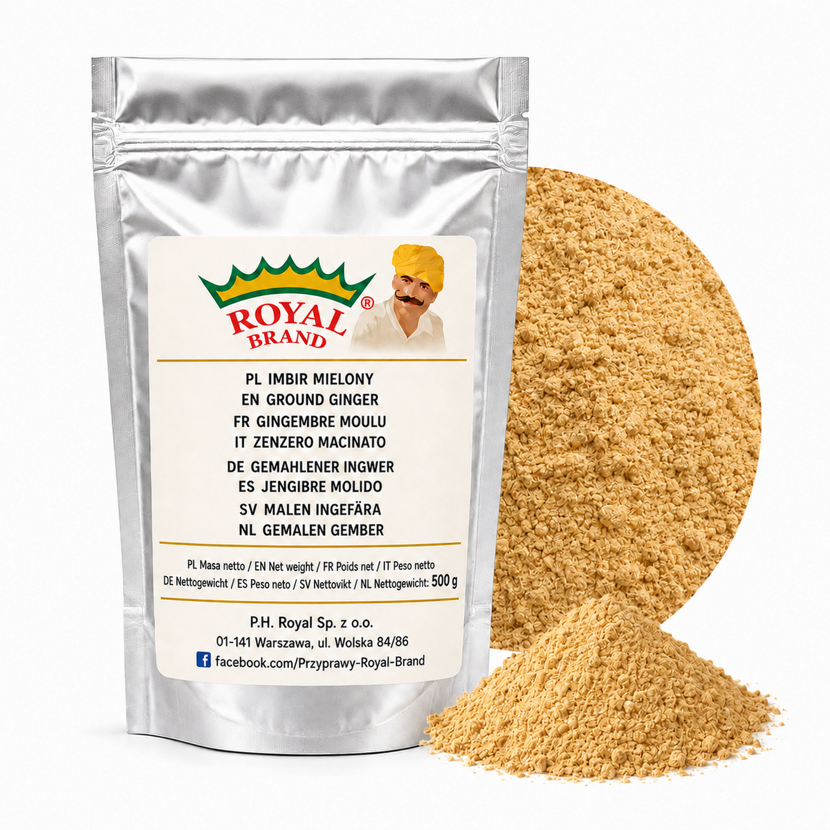 Imbir mielony 500 g Royal Brand