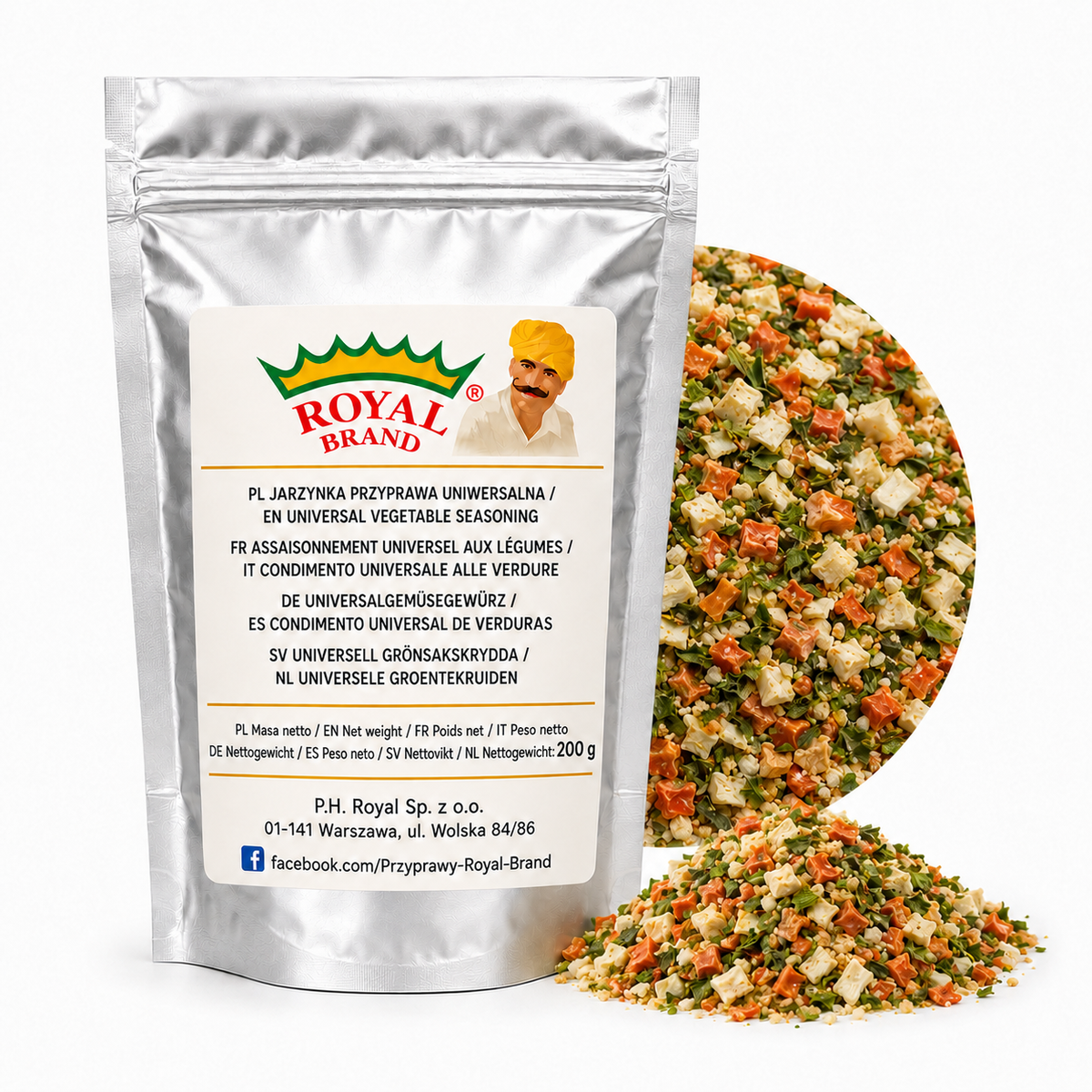 Jarzynka przyprawa uniwersalna 200 g Royal Brand