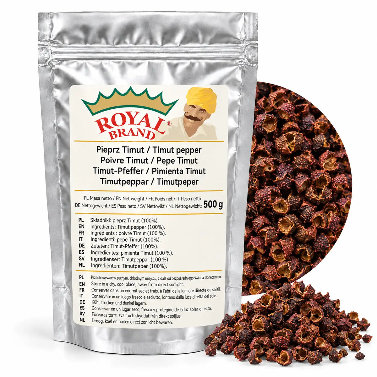 Pieprz Timut ziarno 500 g Royal Brand