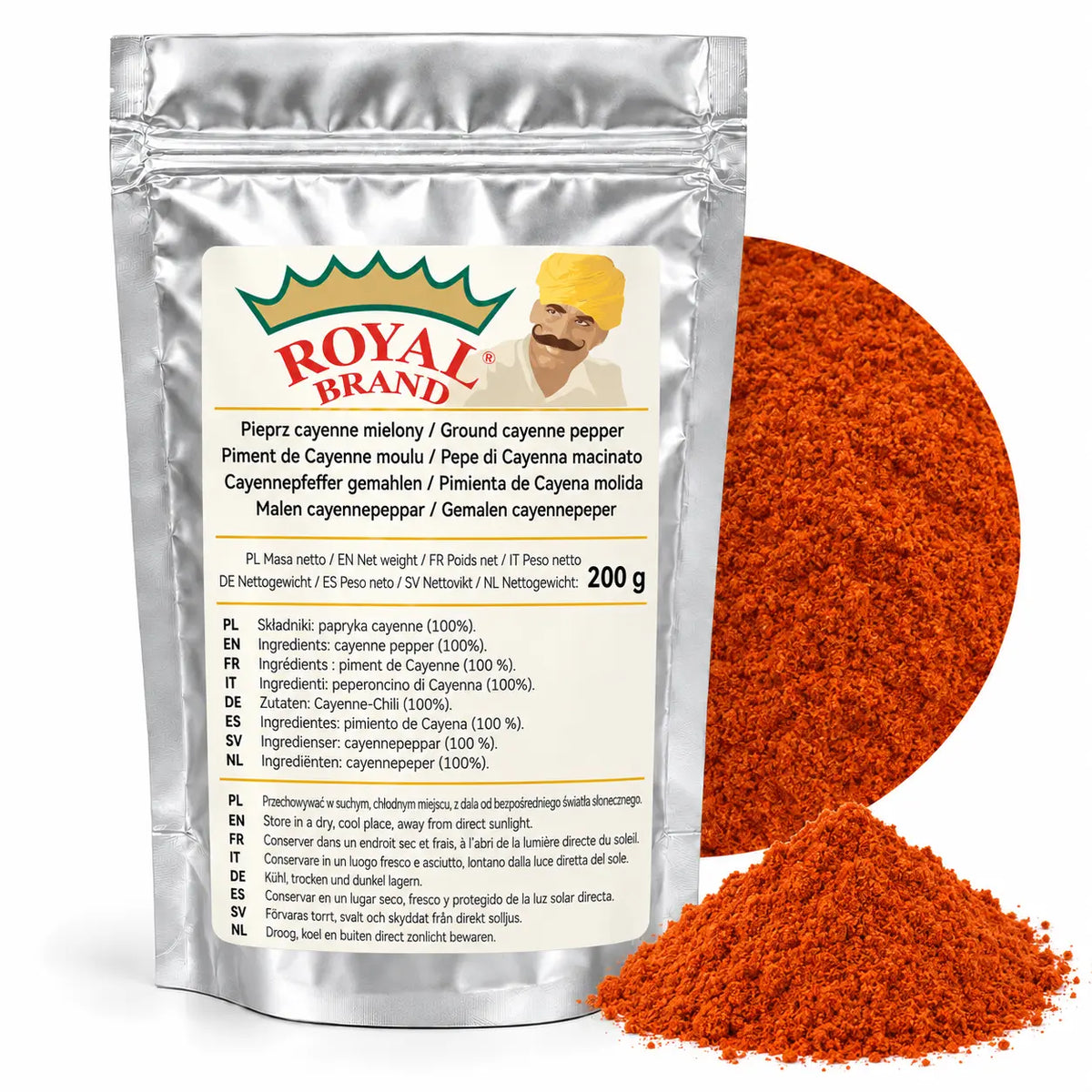 Pieprz cayenne mielony 200 g Royal Brand