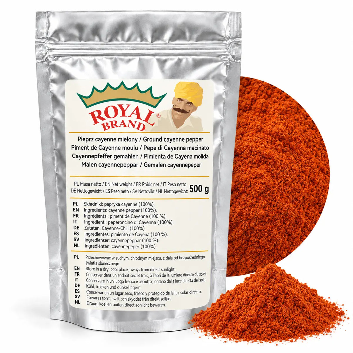 Pieprz cayenne mielony 500 g Royal Brand