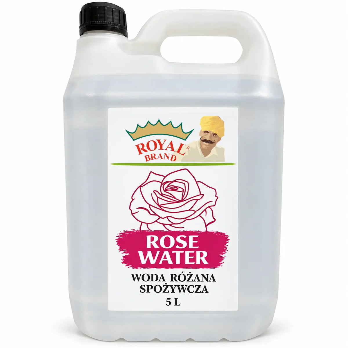 Woda różana spożywcza 5 l – kanister Royal Brand