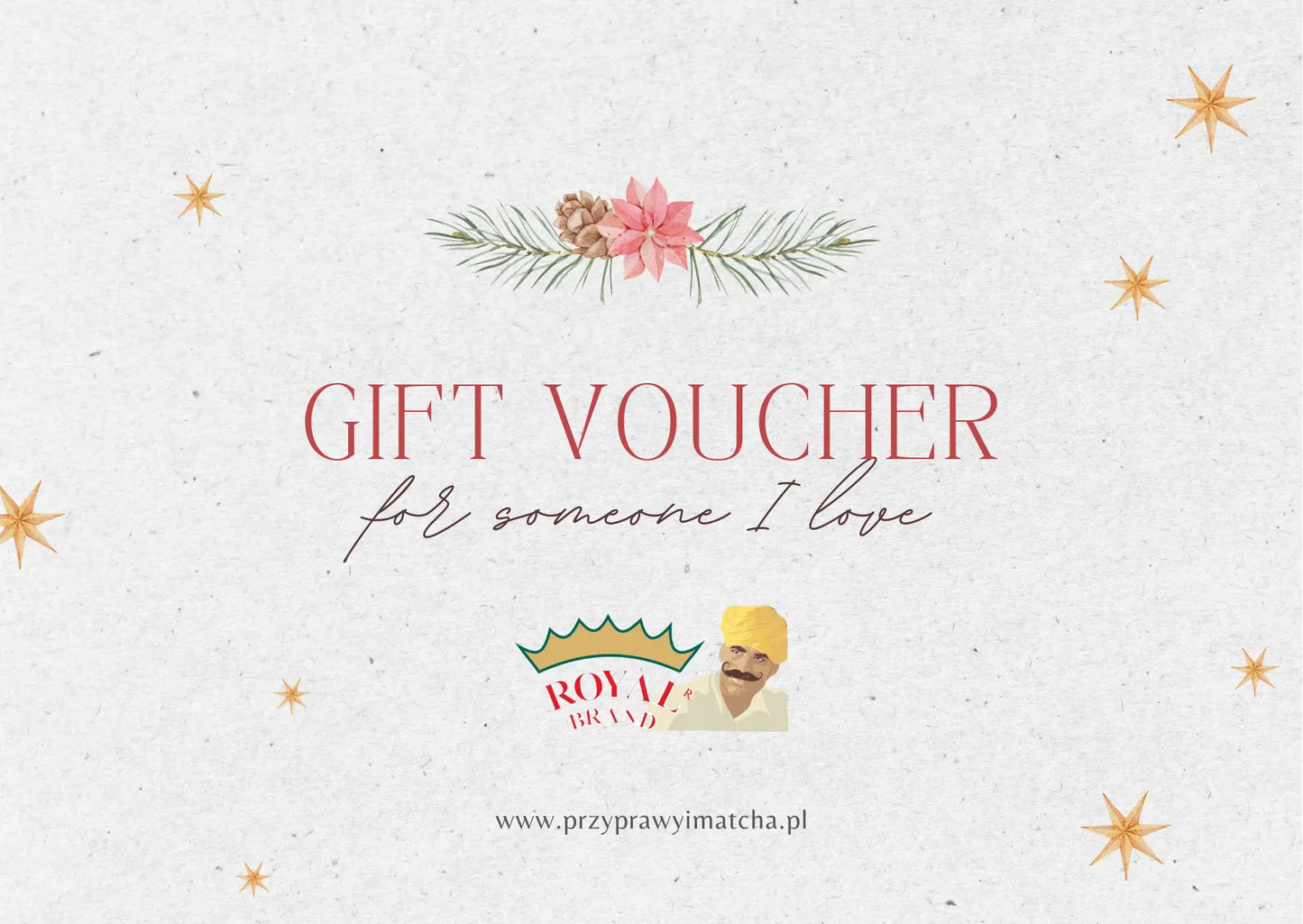 Karta prezentowa Royal Brand Przyprawy, ekstrakt waniliowy, pasta waniliowa i matcha Royal Brand