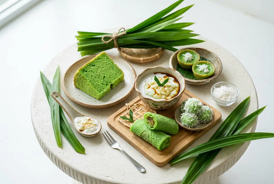 Pandan do deserów: smak, właściwości i zastosowanie Przyprawy, ekstrakt waniliowy, pasta waniliowa  i matcha Royal Brand