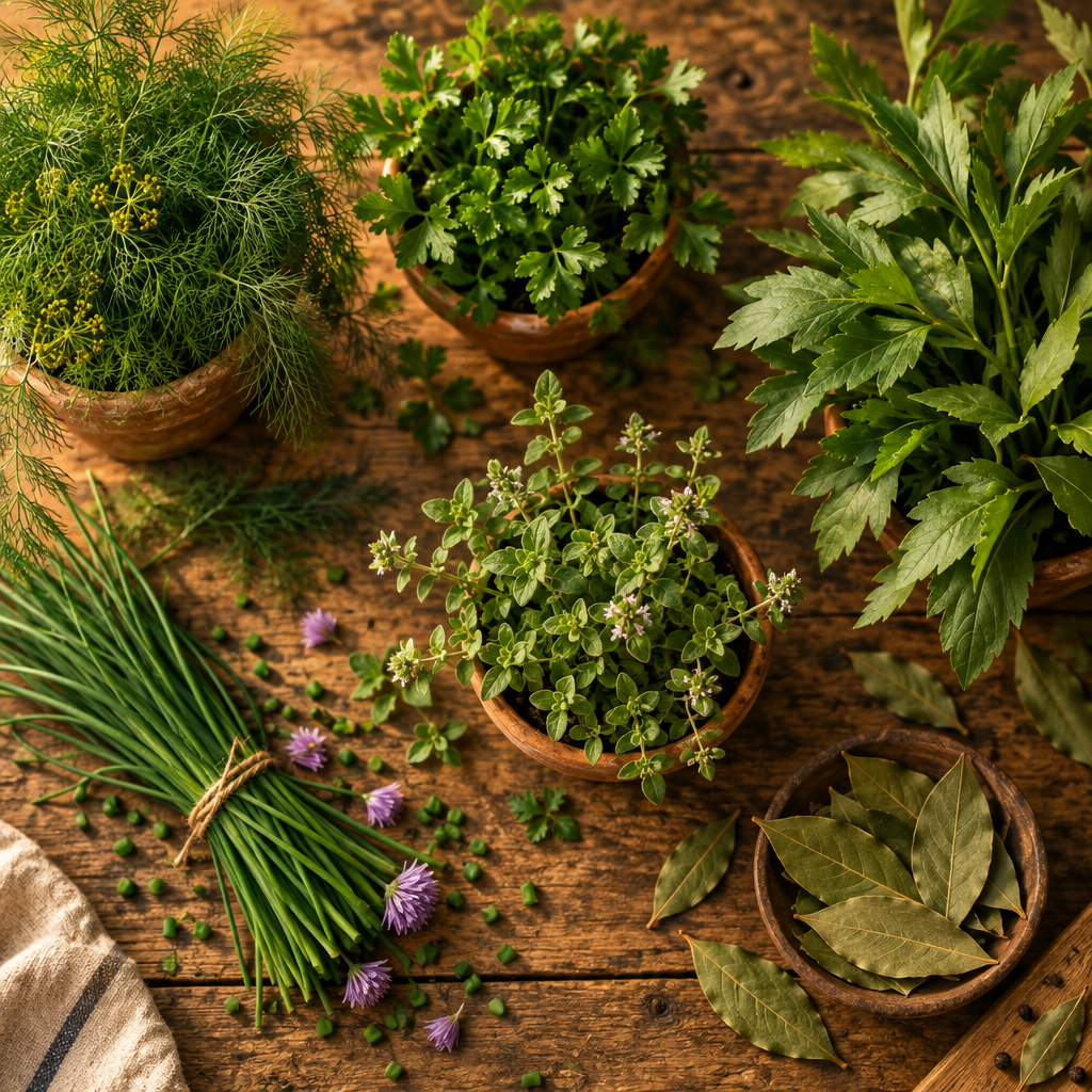 Polskie zioła w kuchni: aromaty tradycyjnych dań