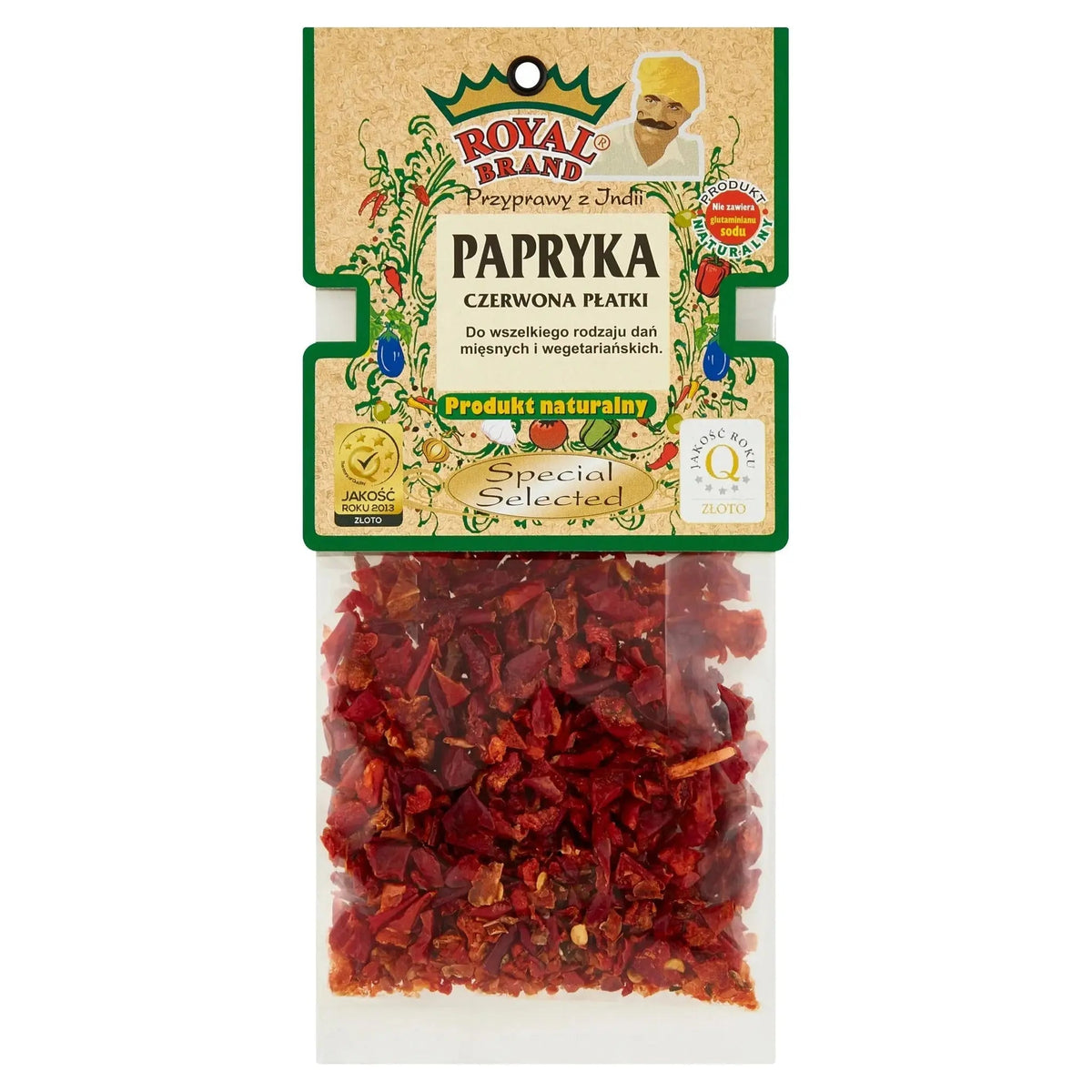 Papryka czerwona w płatkach 30 g – Royal Brand