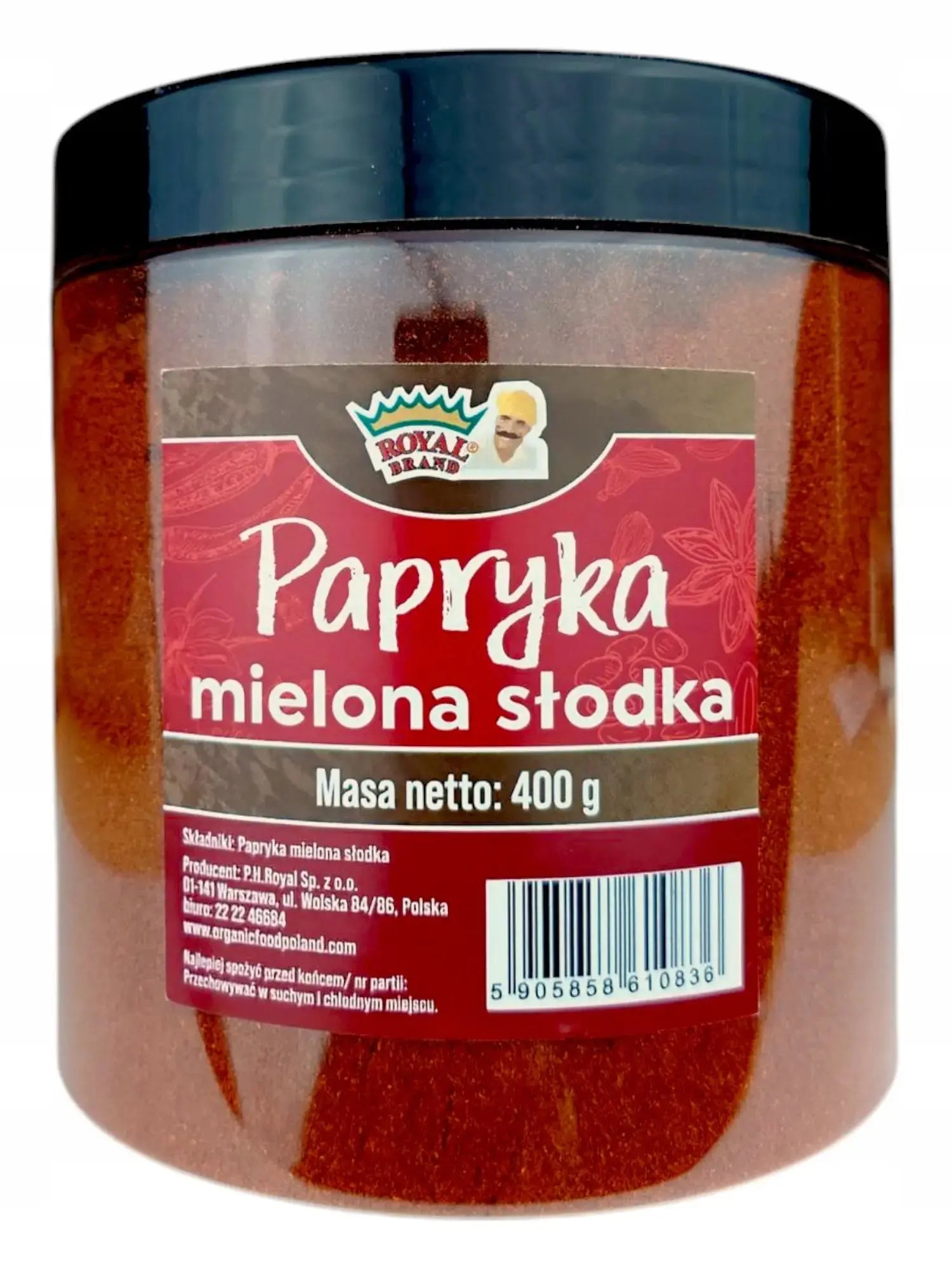 Papryka Przyprawy, ekstrakt waniliowy, pasta waniliowa  i matcha Royal Brand