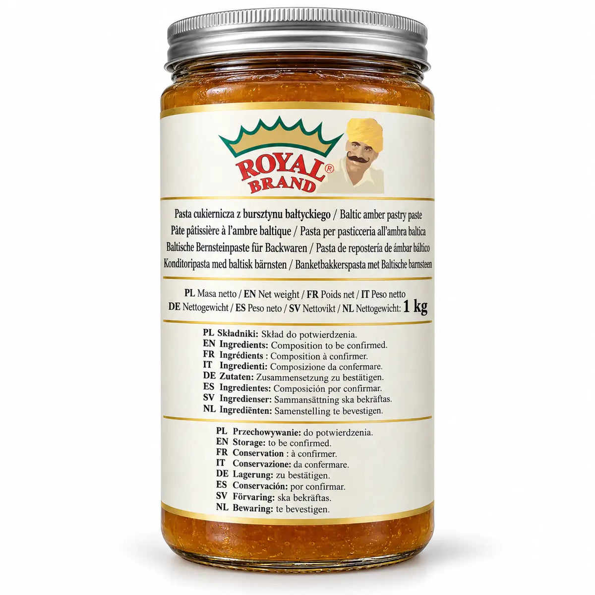Pasta cukiernicza z bursztynu bałtyckiego 1 kg Royal Brand