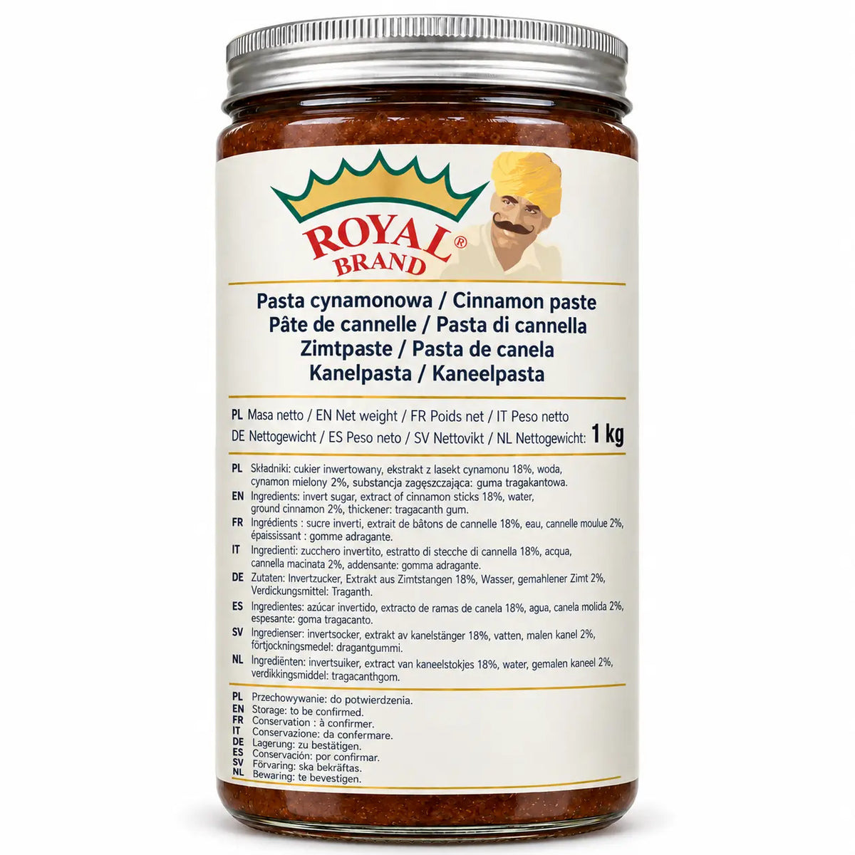 Pasta cynamonowa 1 kg Royal Brand