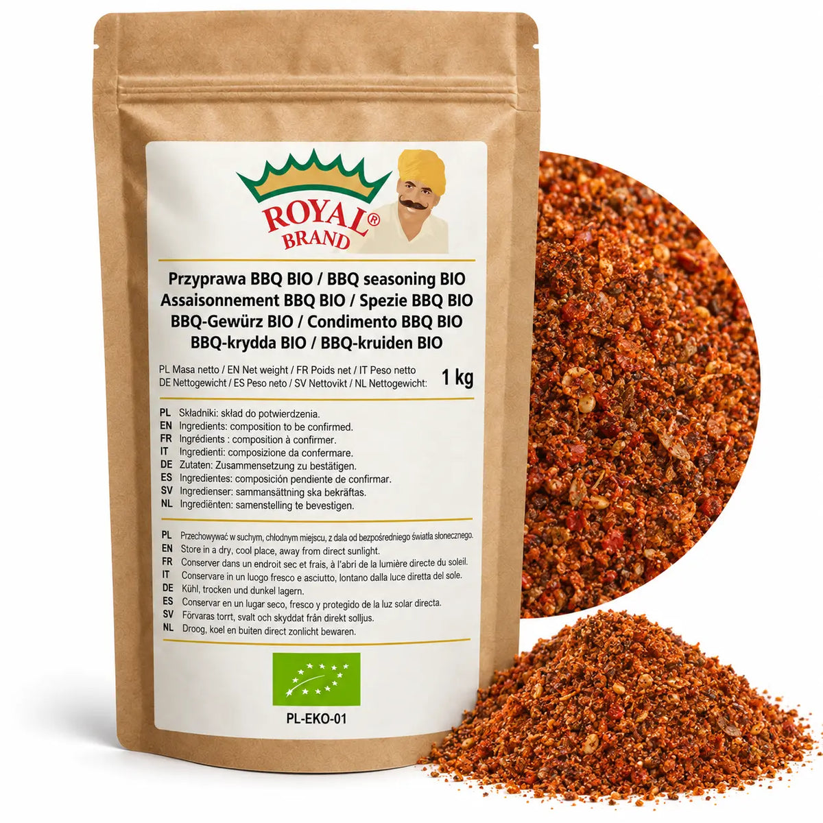 Przyprawa BBQ BIO 1 kg Royal Brand