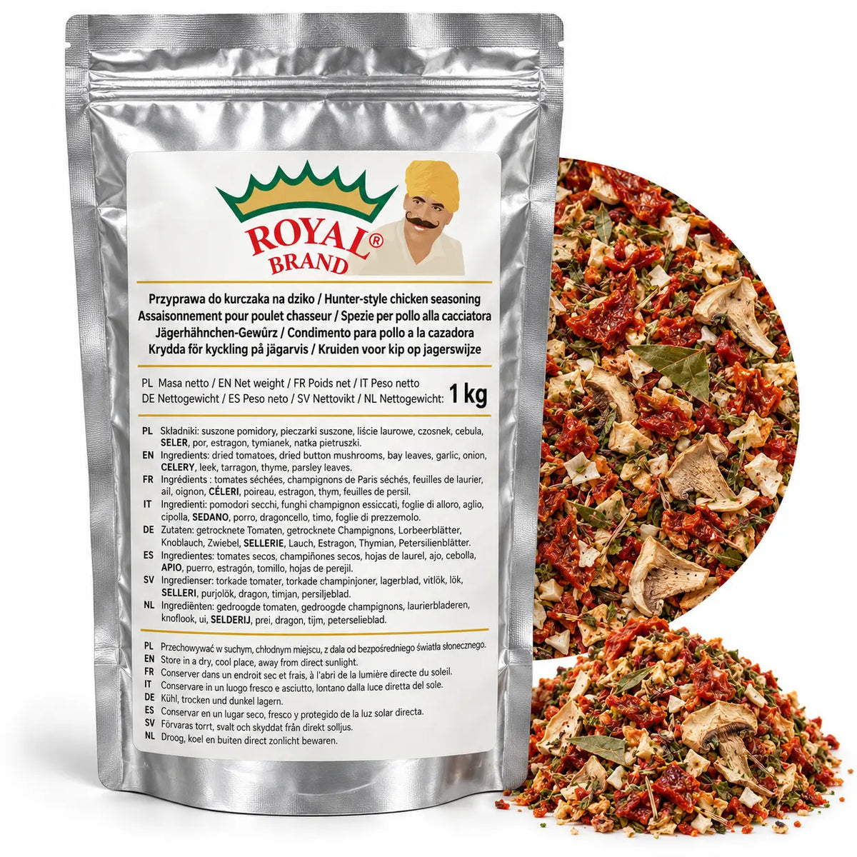Przyprawa do kurczaka na dziko 1 kg Royal Brand