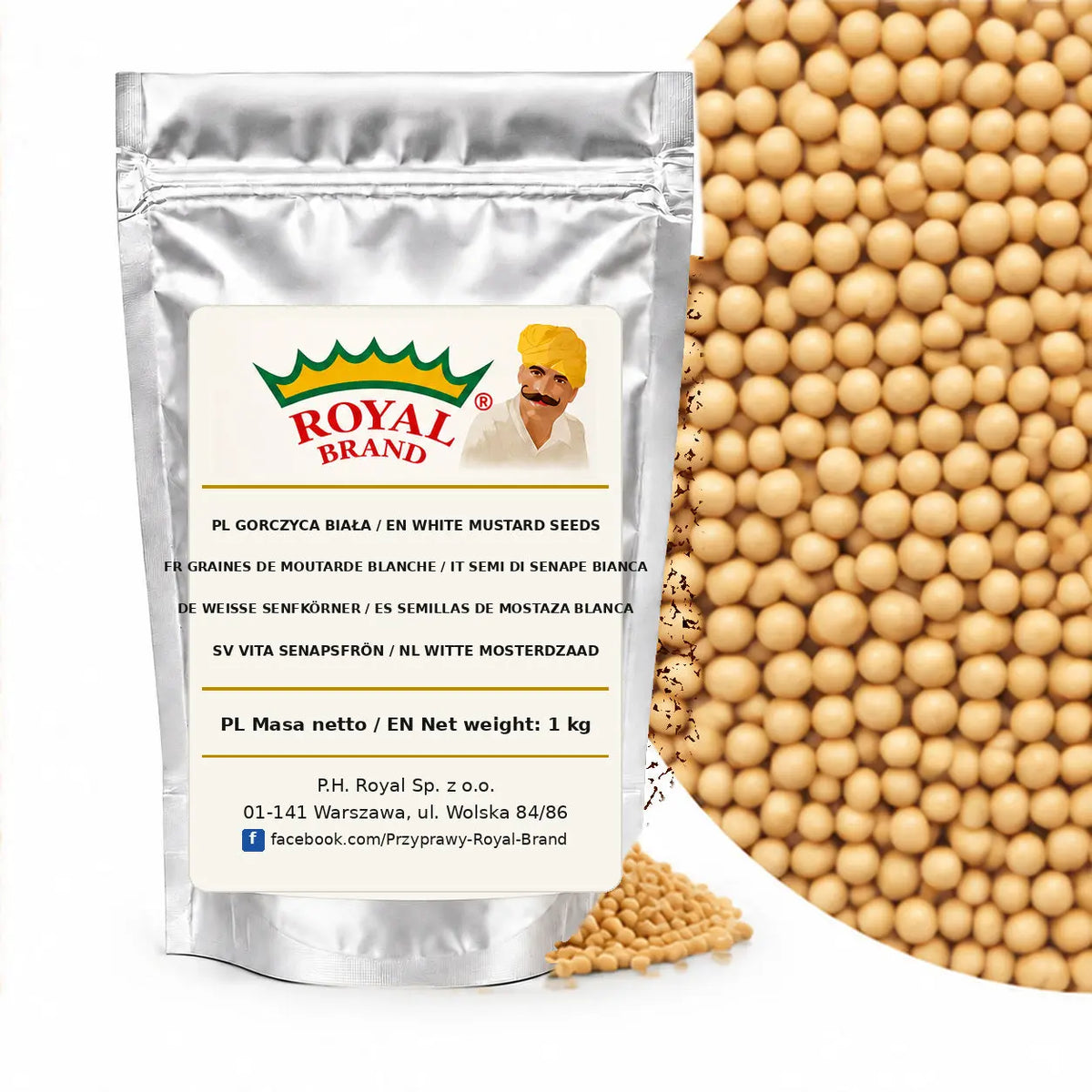 Gorczyca biała Royal Brand – opakowanie 1 kg