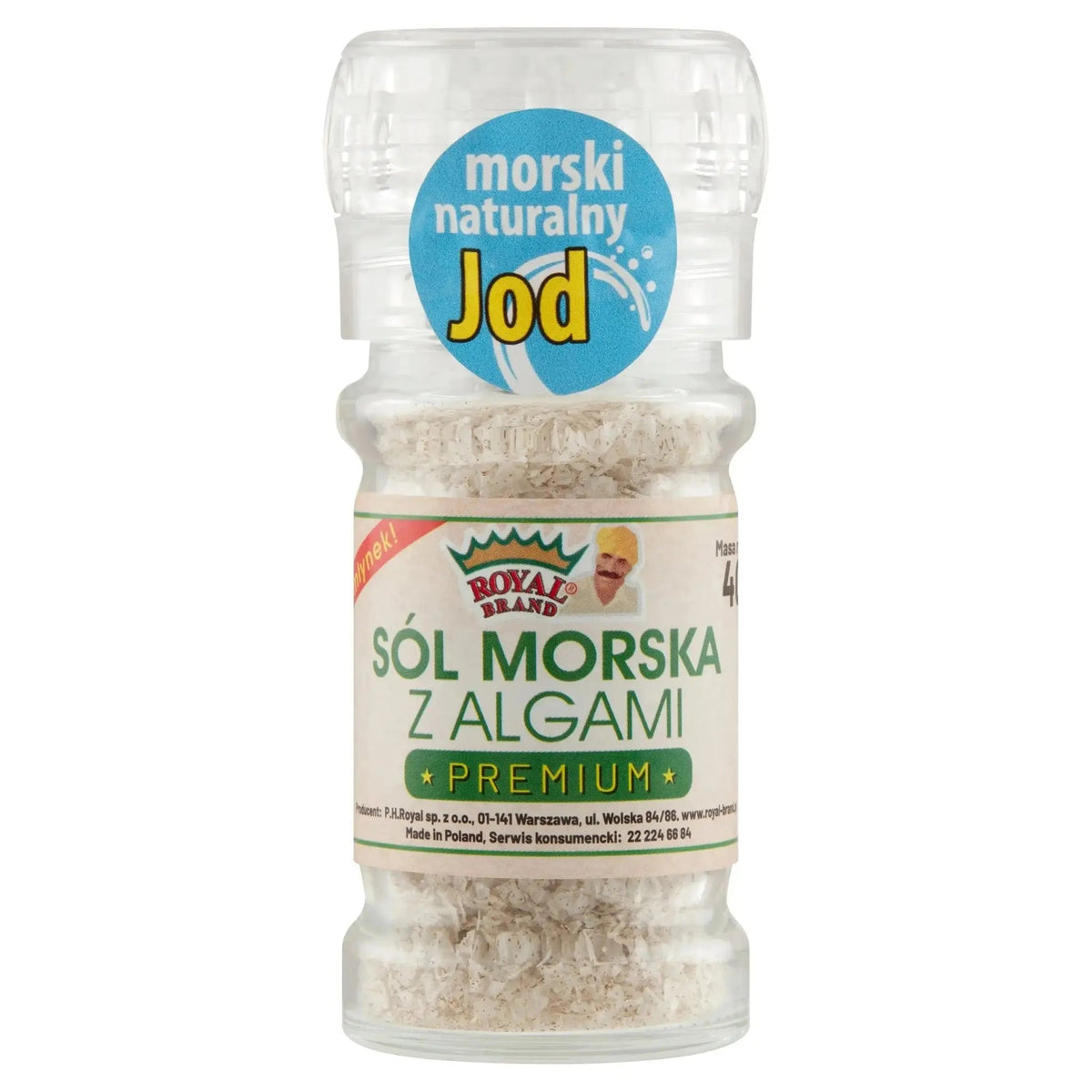 Sól z algami 40 g – Royal Brand