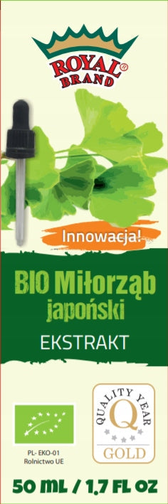 Suplementy diety wspomagający pamięć ekologiczny ekstrakt Ginko Biloba