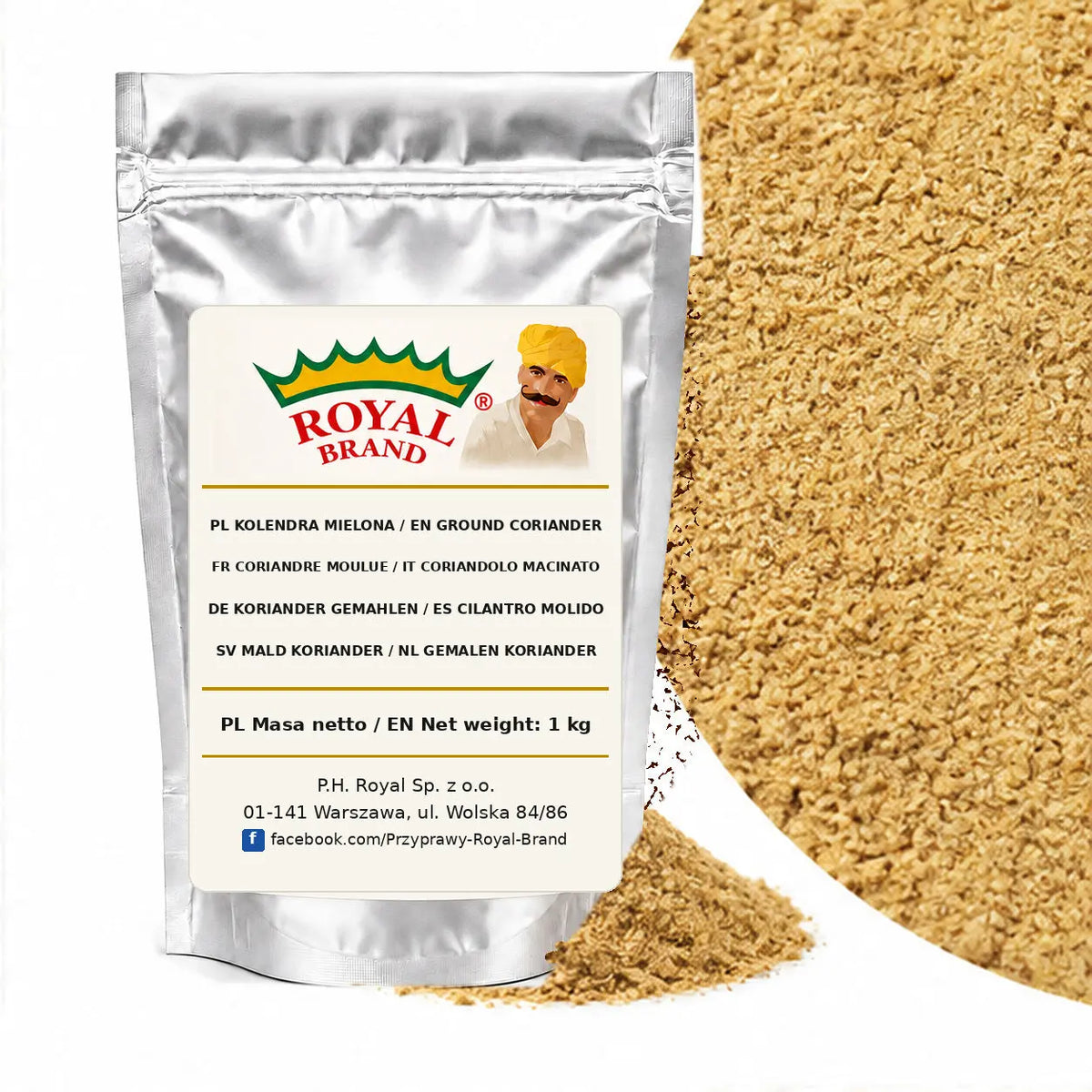 Kolendra mielona Royal Brand – opakowanie 1 kg