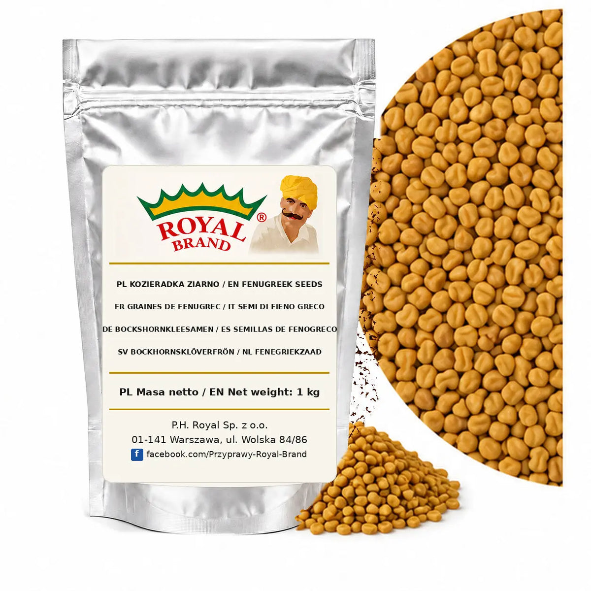 Kozieradka ziarno Royal Brand – opakowanie 1 kg