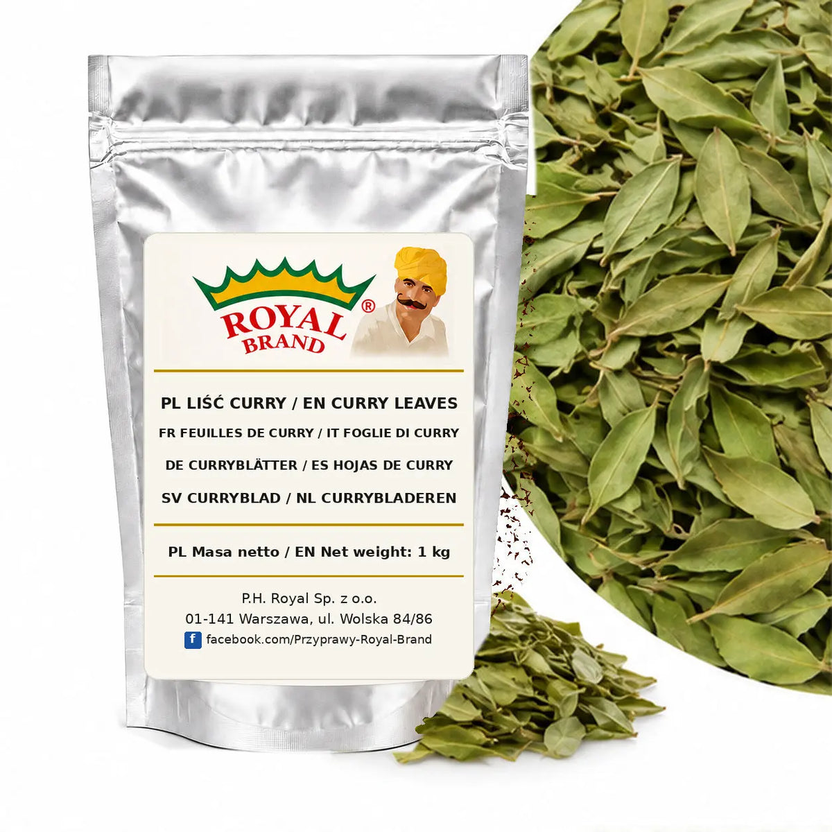 Liść curry Royal Brand – opakowanie 1 kg