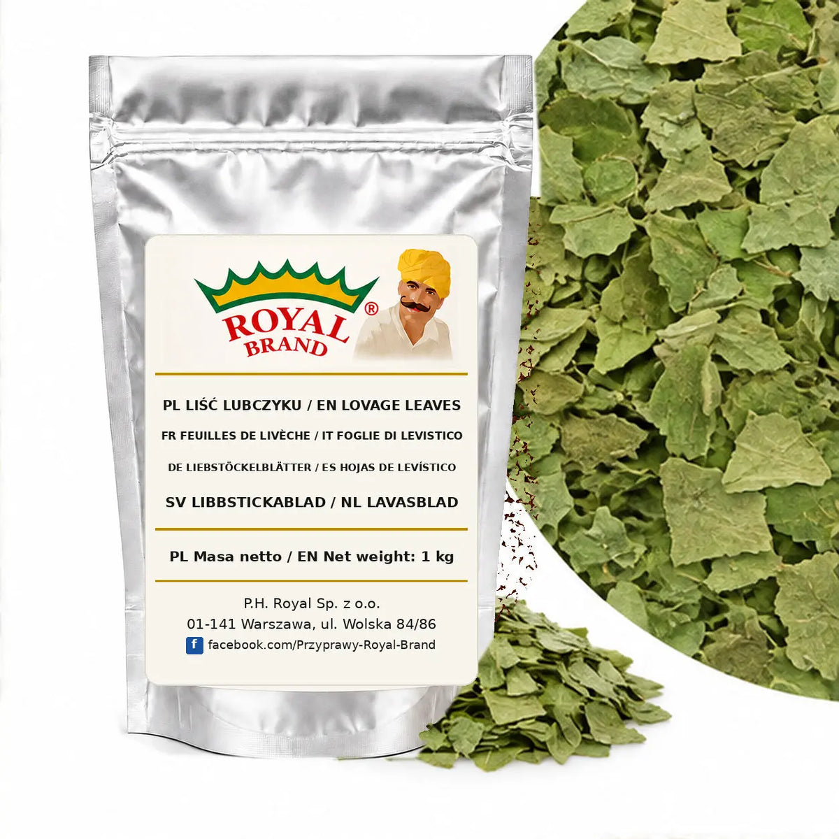 Liść lubczyku Royal Brand – opakowanie 1 kg