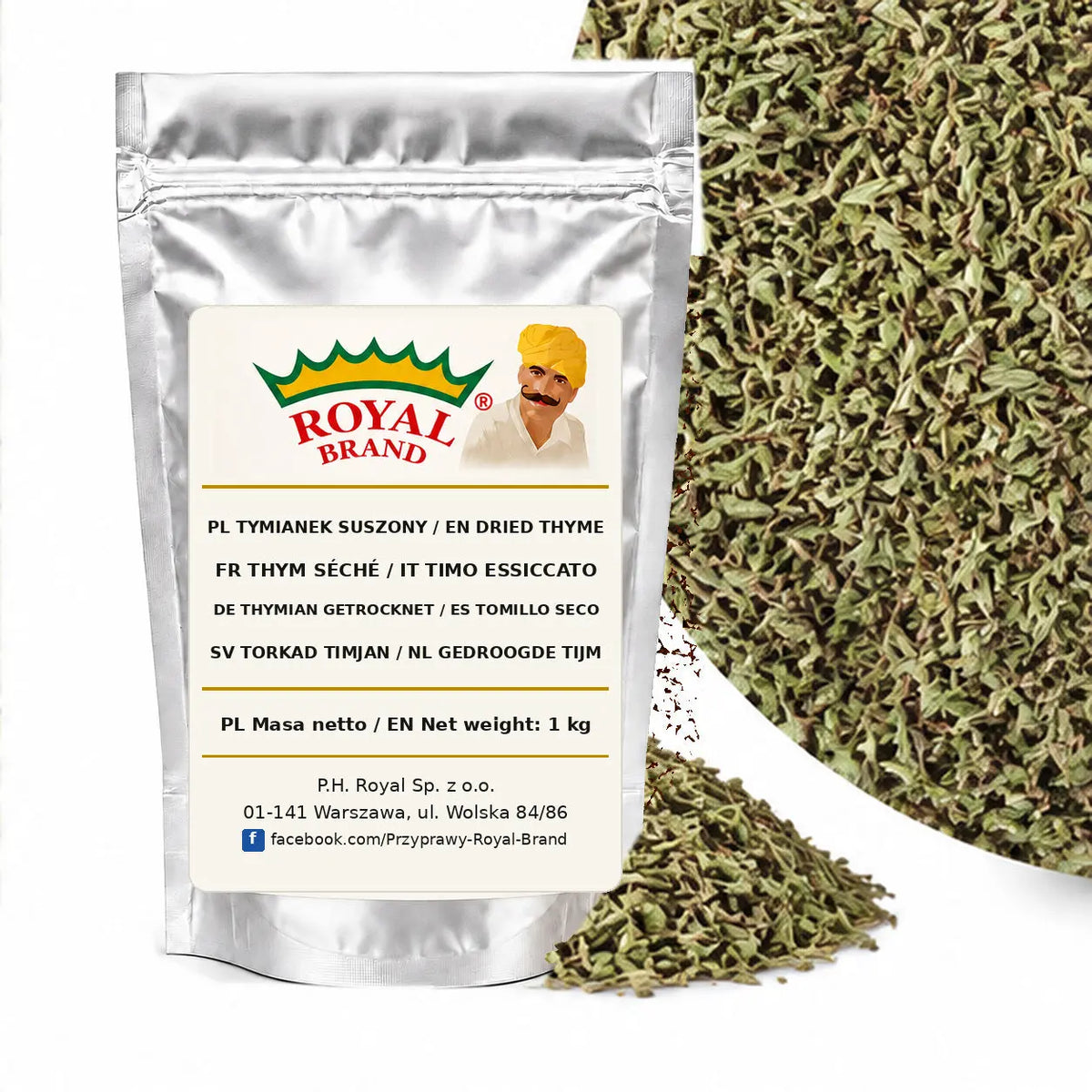 Tymianek suszony Royal Brand – opakowanie 1 kg