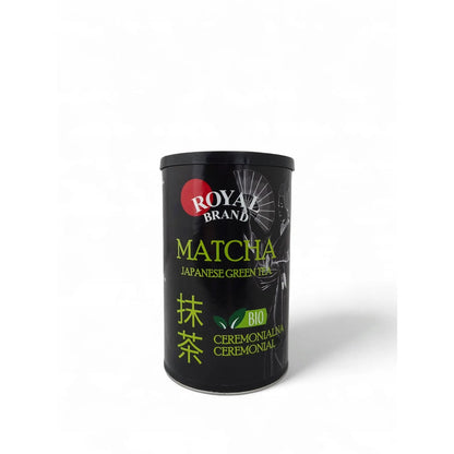Certyfikowana Matcha Ceremonialna Japońska Premium Bio 100g Puszka - Oficjalny sklep Royal Brand