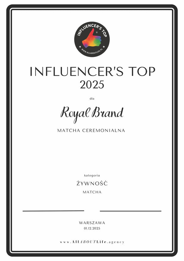 Głowna nagroda Inluencer's TOP