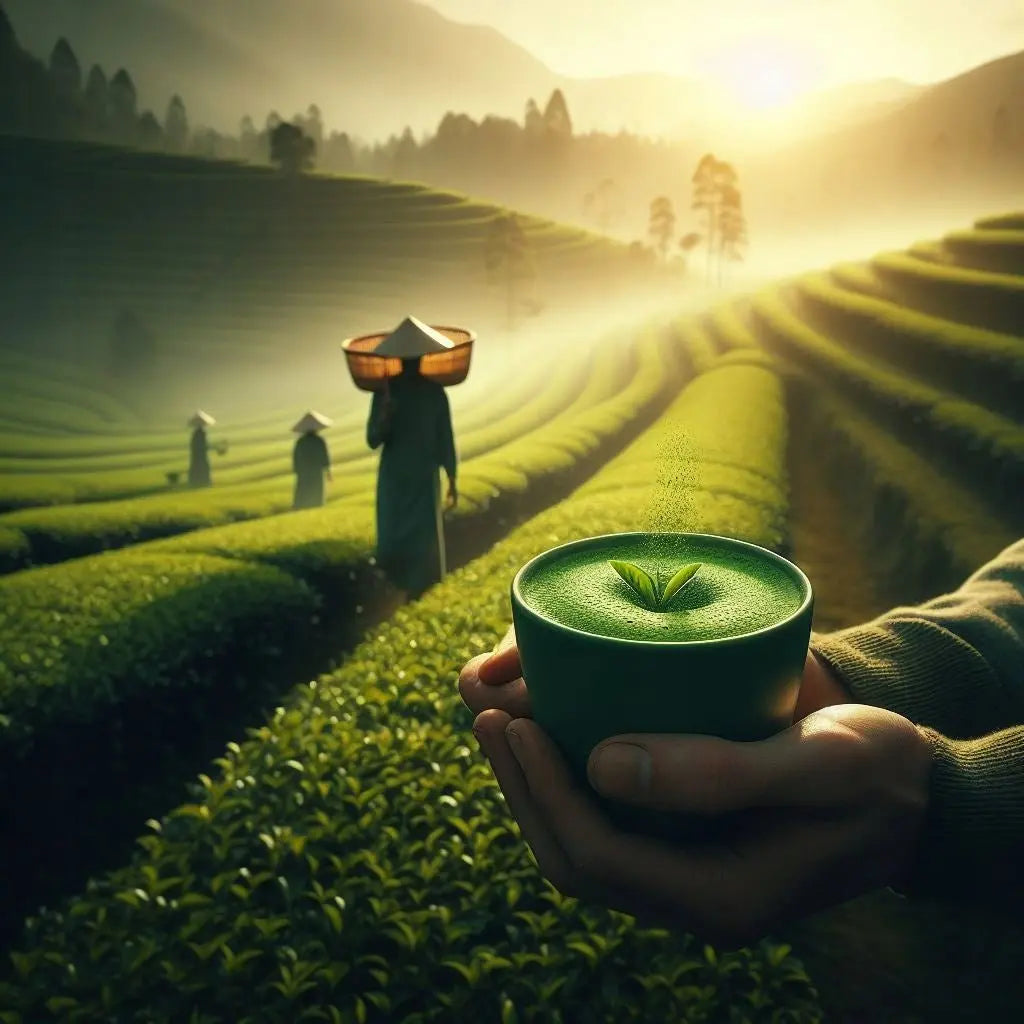 Certyfikowana Matcha Premium Ceremonialna 100g zielona herbata w proszku - Oficjalny sklep Royal Brand