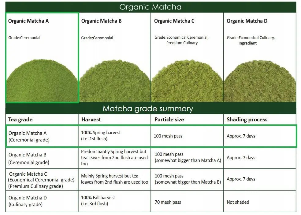 Certyfikowana Matcha Premium Ceremonialna 100g zielona herbata w proszku - Oficjalny sklep Royal Brand