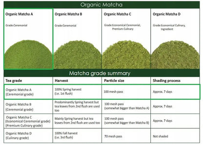 Certyfikowana Matcha Premium Ceremonialna 100g zielona herbata w proszku - Oficjalny sklep Royal Brand