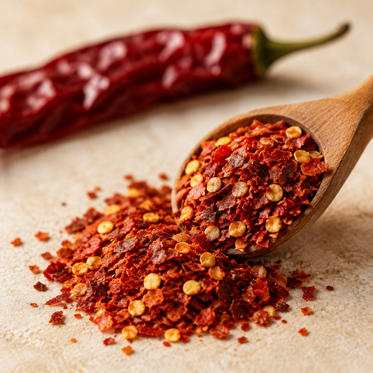Rozdrobnione płatki chili 30 g – zbliżenie produktu