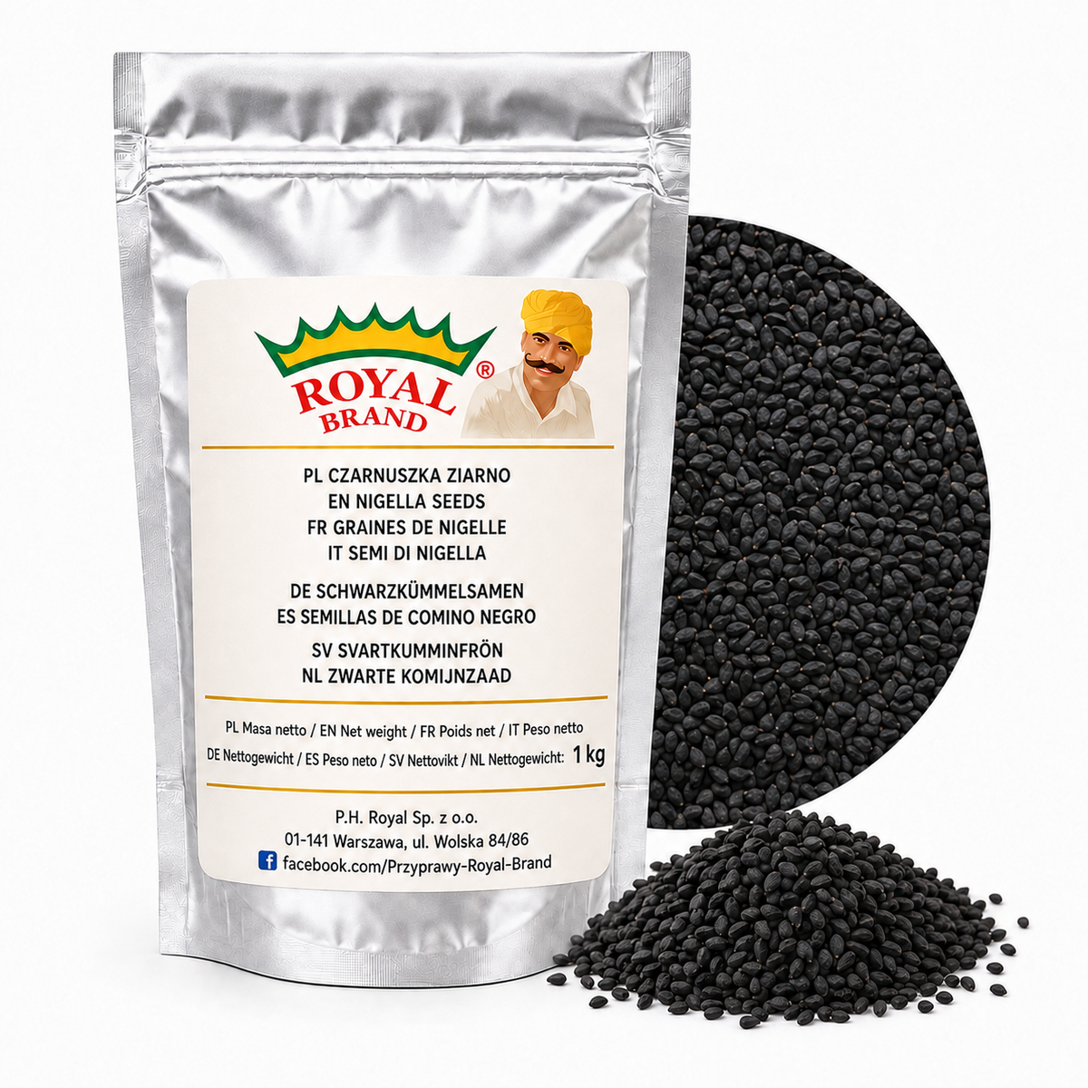 Czarnuszka Ziarno 1 kg Royal Brand