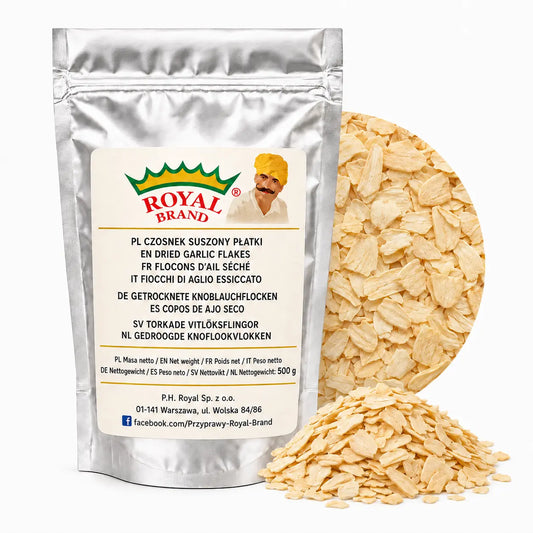 Czosnek Suszony Płatki 500 g Royal Brand