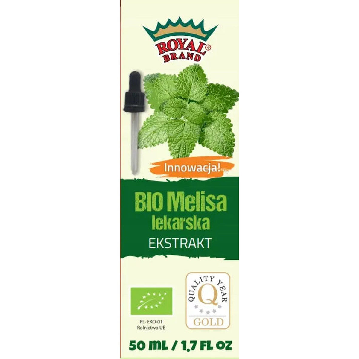 EKSTRAKT MELISA LEKARSKIEJ BIO - TINCTURE - Oficjalny sklep Royal Brand