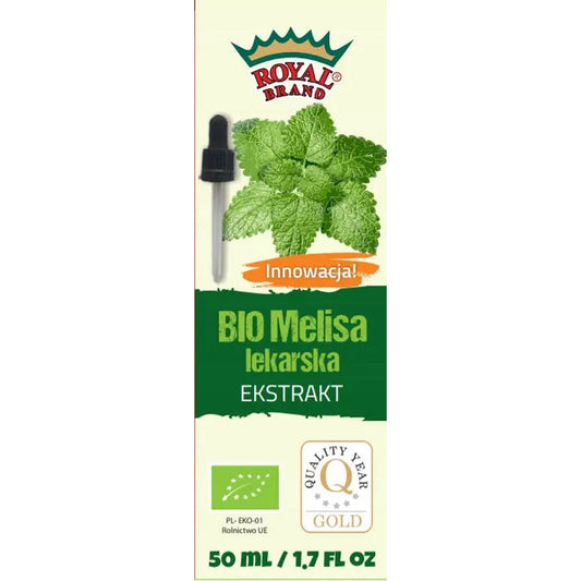 EKSTRAKT MELISA LEKARSKIEJ BIO - TINCTURE - Oficjalny sklep Royal Brand