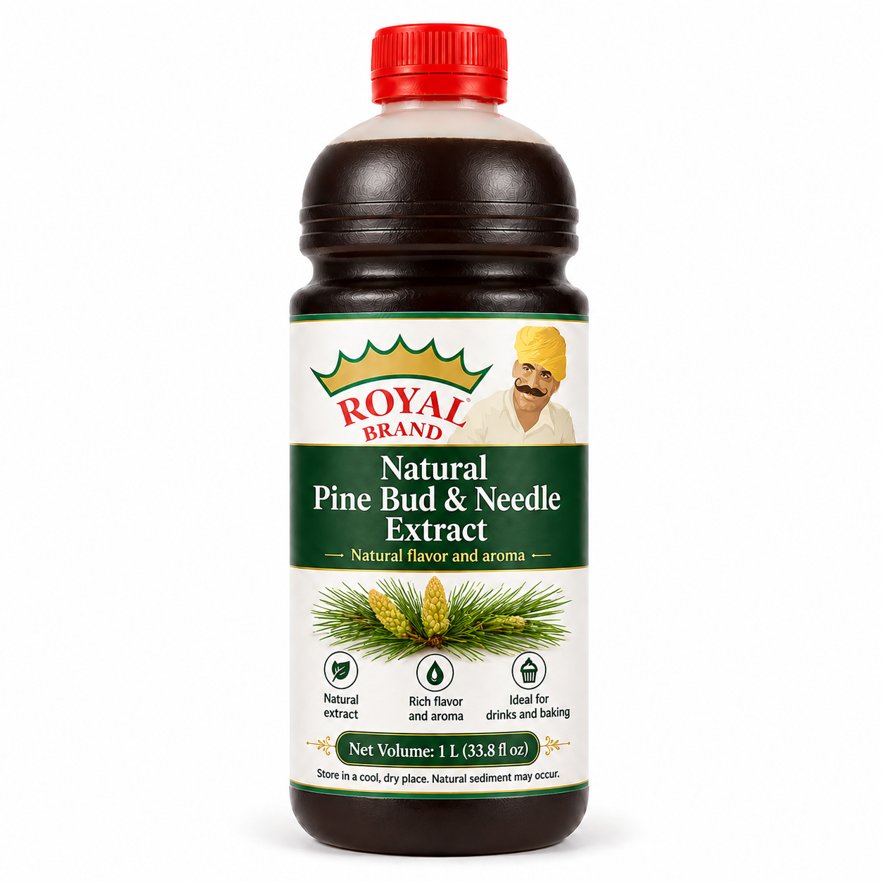 Naturalny ekstrakt z pączków i igieł sosny 15% 1L Royal Brand