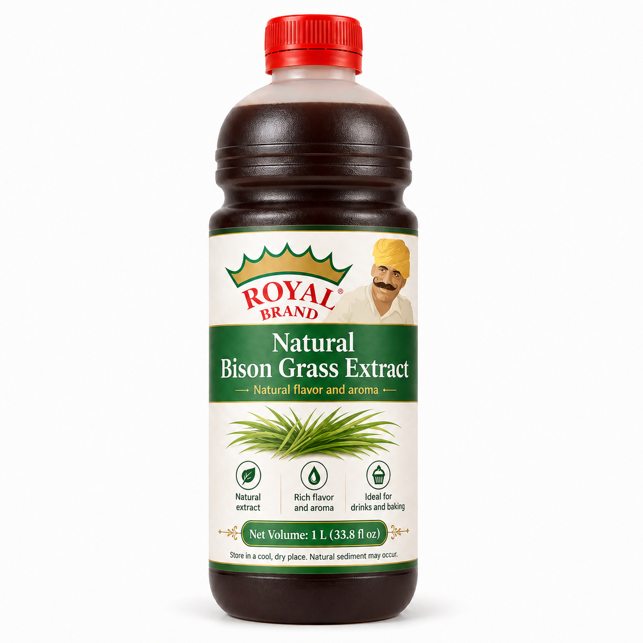Naturalny ekstrakt z trawy żubrowej 15% 1L Royal Brand