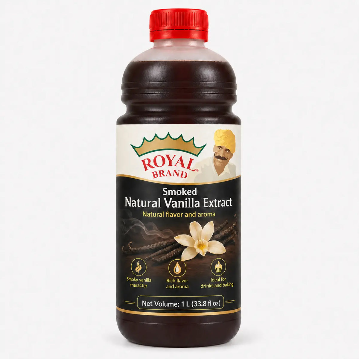 Naturalny ekstrakt z wędzonej wanilii 15% 1L Royal Brand
