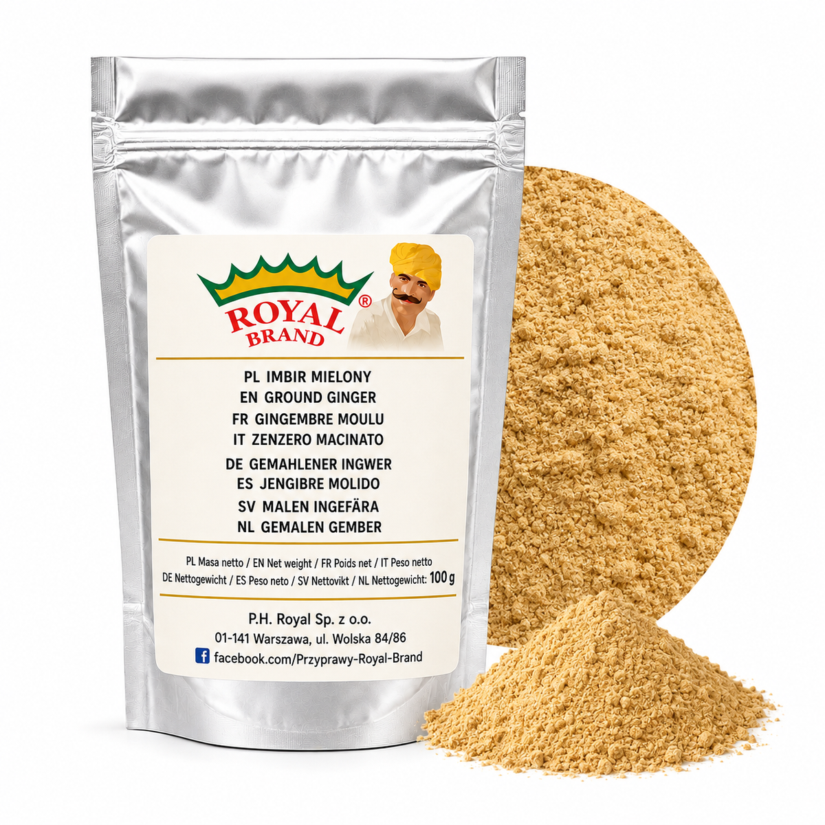 Imbir mielony 100 g Royal Brand