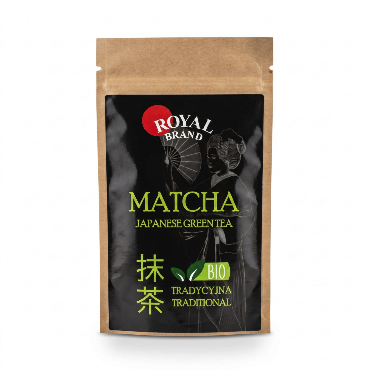 Najlepsza Zielona Herbata Matcha Japońska BIO 50g Herbata Sproszkowana Royal Brand