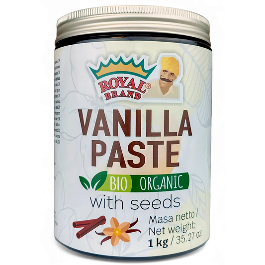 Naturalna Pasta Waniliowa BIO 1kg Skoncentrowana Wanilia Laski Royal Brand Royal Brand
