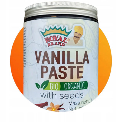 Naturalna Pasta Waniliowa BIO 1kg Skoncentrowana Wanilia Laski Royal Brand - Przyprawy, ekstrakt waniliowy, pasta waniliowa  i matcha Royal Brand