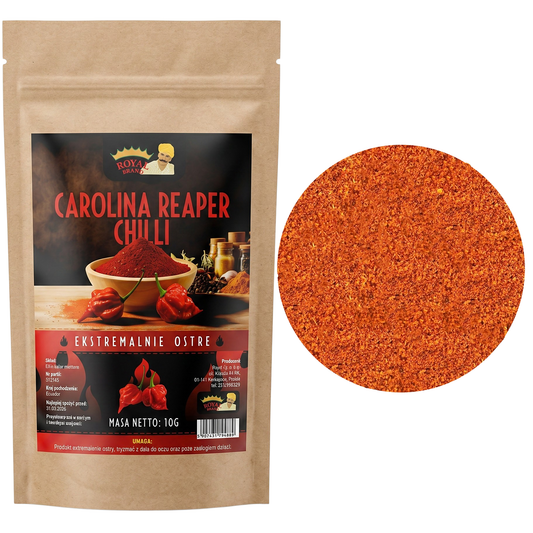 Papryka Carolina Reaper Chili Mielona ostra 10g Rekord Świata 17 Royal Brand