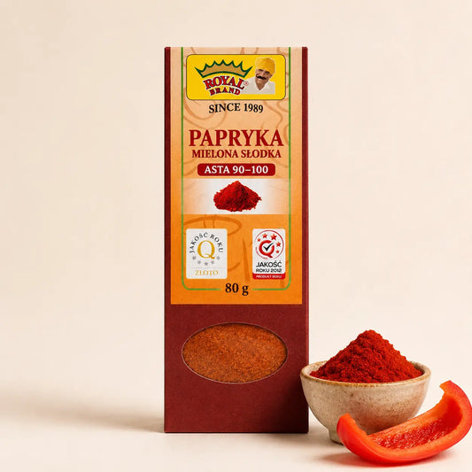Papryka słodka mielona ASTA 90–100 80 g Royal Brand