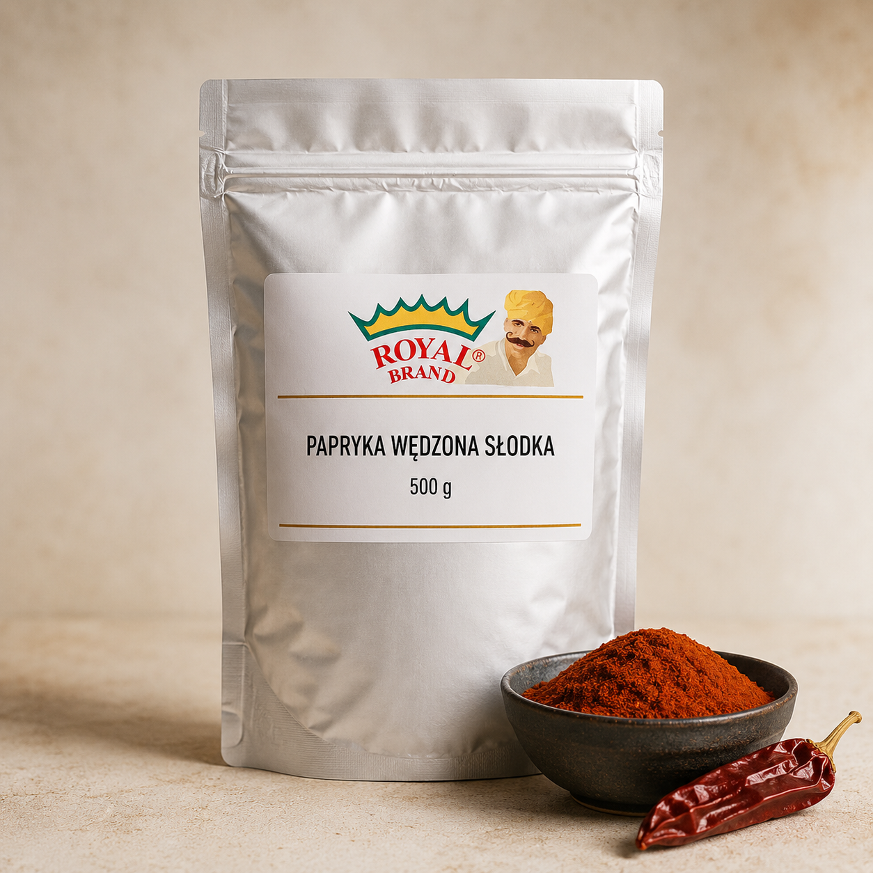 Papryka wędzona słodka mielona 500 g Royal Brand