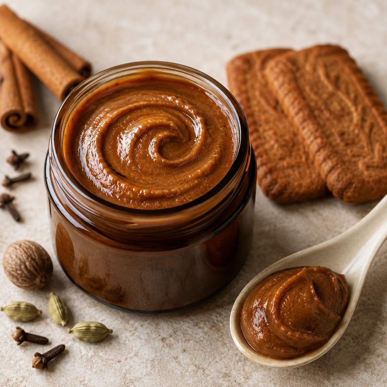 Pasta Speculoos – gładka korzenna konsystencja i ciastka