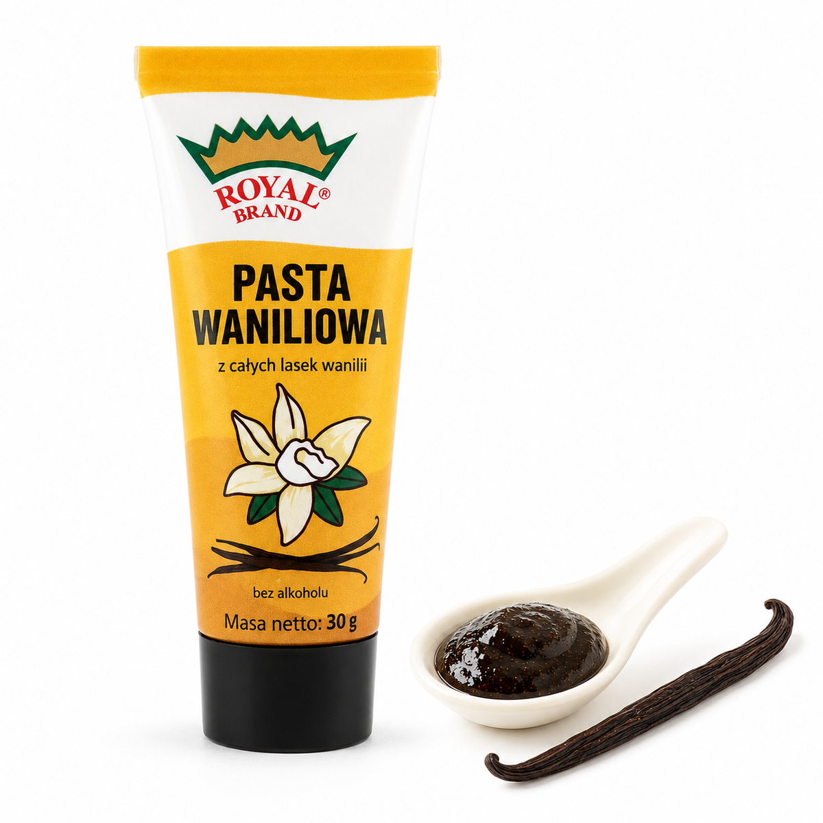Pasta waniliowa z całych lasek 30 g Royal Brand – tubka