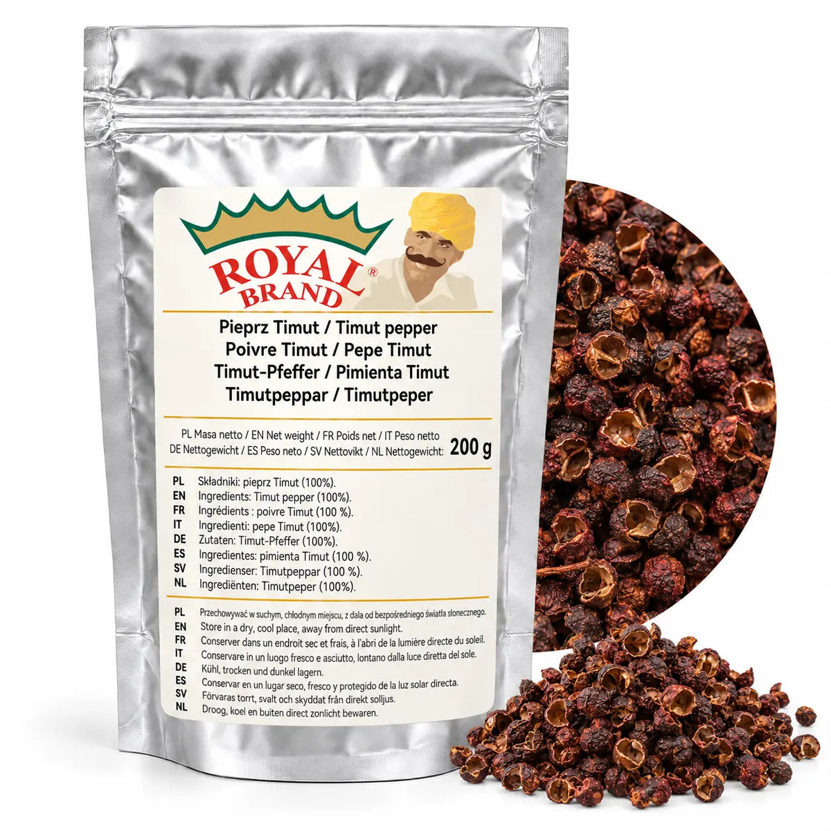Pieprz Timut ziarno 200 g Royal Brand